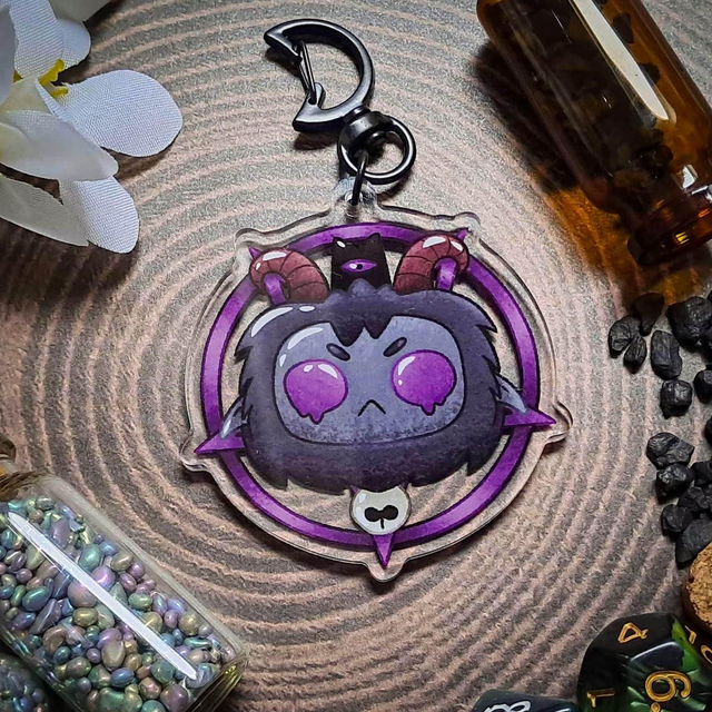 Sacrificial Goat Acrylic Keychain