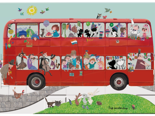 Placemat de Fiep Bus
