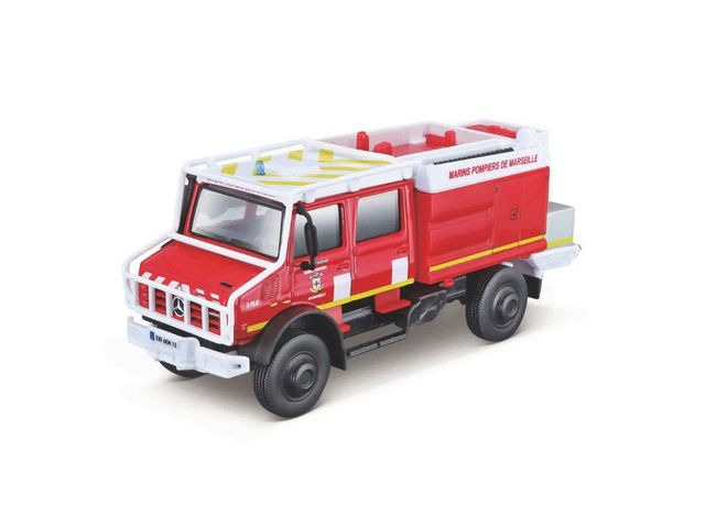 mercedes unimog pompier burago 32017 1/52