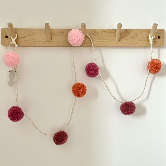 Guirlande pompons à personnaliser