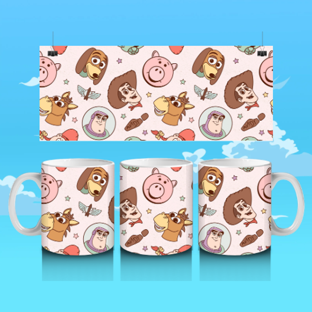 Mug Toy Story Pastel