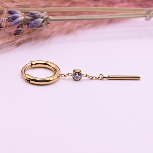 Anneau Clicker Dangle Hoop V1