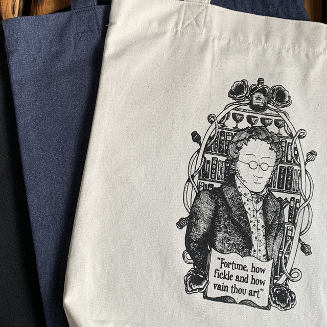 (LAST ONE) Branwell Brontë organic &amp; vegan quality tote bag 