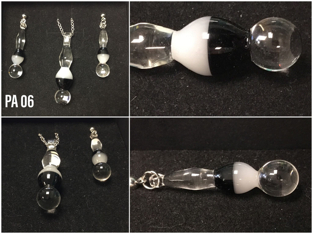 Parure pendentif boucles d’oreilles réf PA 006