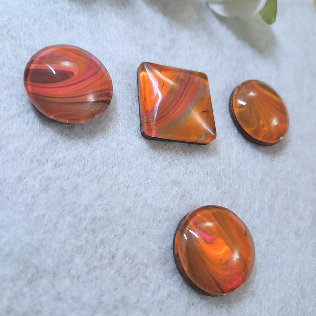 CARAMEL SALE - Magnets - Orange et brun