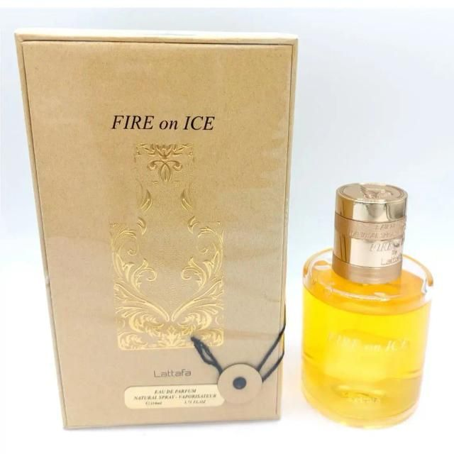 Lattafa Fire On Ice Eau De Parfum Spray For Unisex 3.71oz / 110ml