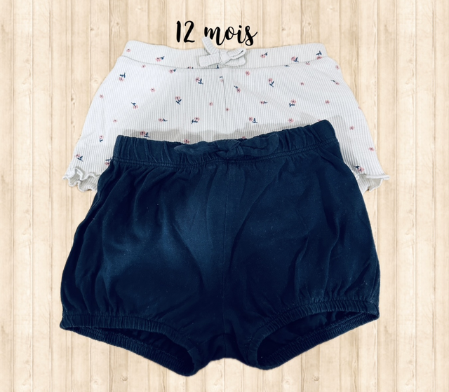 Lot de 2 shorts, kiabi 