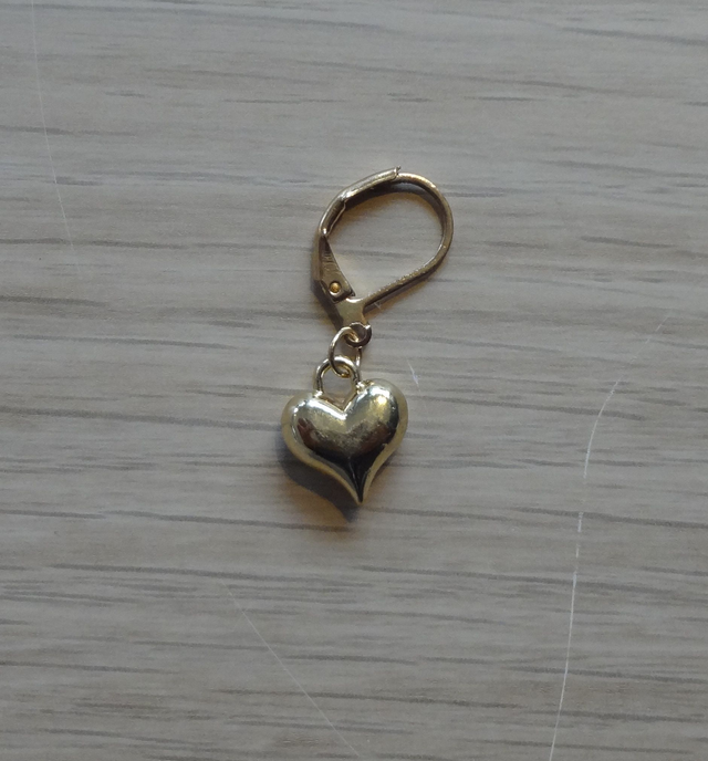 Marqueur de mailles amovible coeur