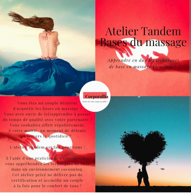Atelier Tandem - Bases du massage bien-être