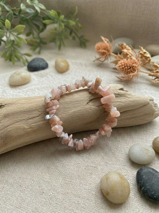 Bracelet baroque "Éclat Solaire" – Pierre de Soleil 