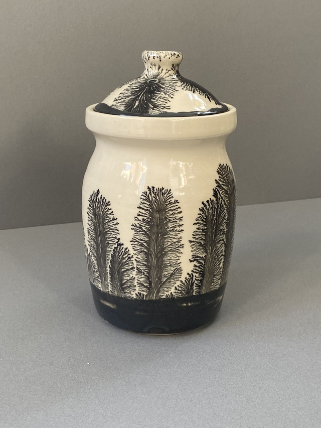 Black Mocha Storage Jar