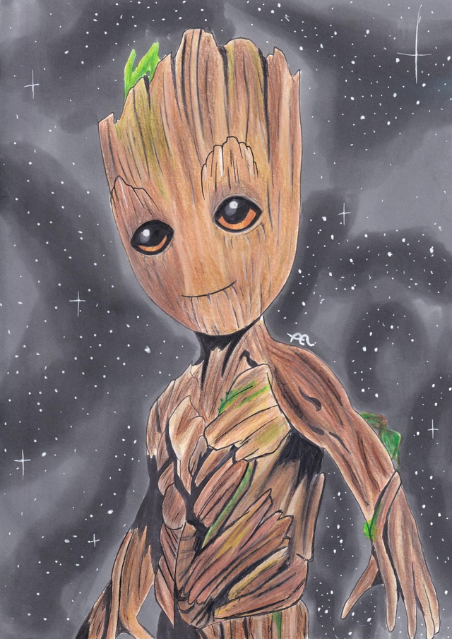 Print Marvel - Groot
