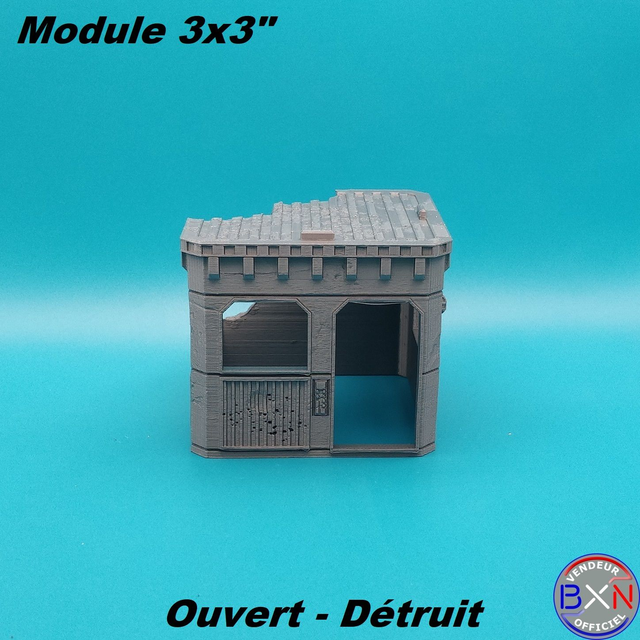 VGT - Module 3x3&quot; - Ouvert - Détruit