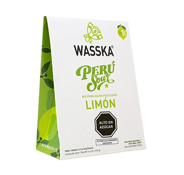 Mix Pisco Sour Wasska Limón (Rinde 6 cocktails) 125g
