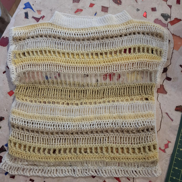 Vwml1 Belina mesh top yellow 