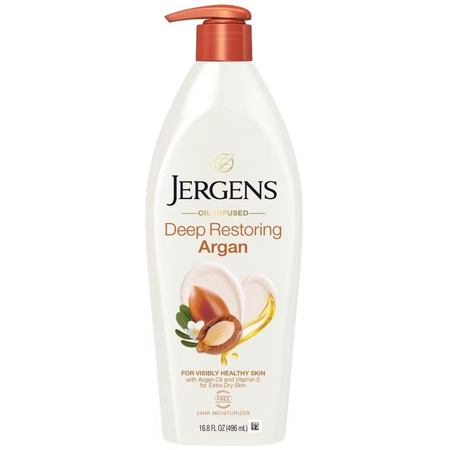Jergens Oil-Infused Deep Restoring Argan 24-Hour Moisturizer 496 ml