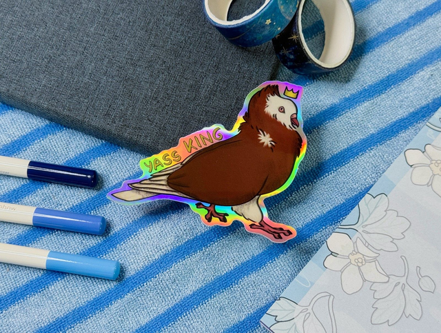 Pigeon Sticker - Yass King