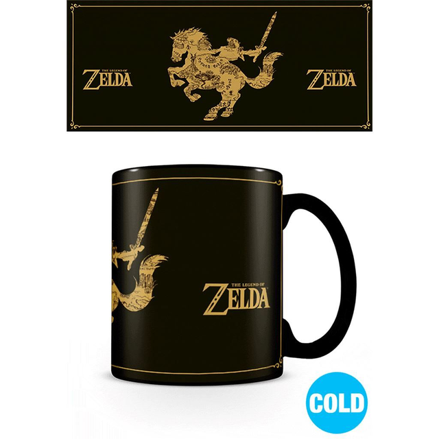 The Legend of Zelda: Map Silhouette Heat Change Mug