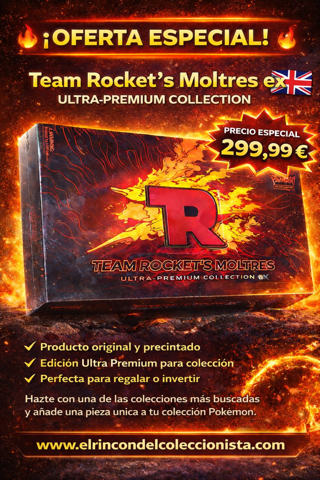 Team Rocket’s Moltres ex – Ultra Premium Collection