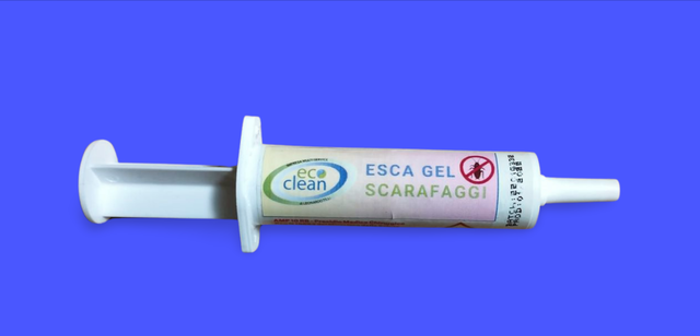 Esca Gel Scarafaggi e Blatte Eco Clean siringa 10g Pronto Uso