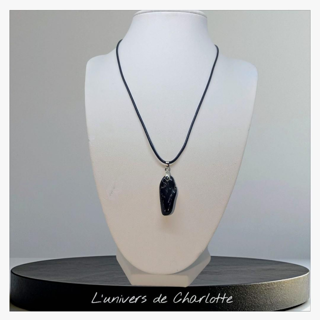 Pendentif "Tourmaline Schorl" PN-015