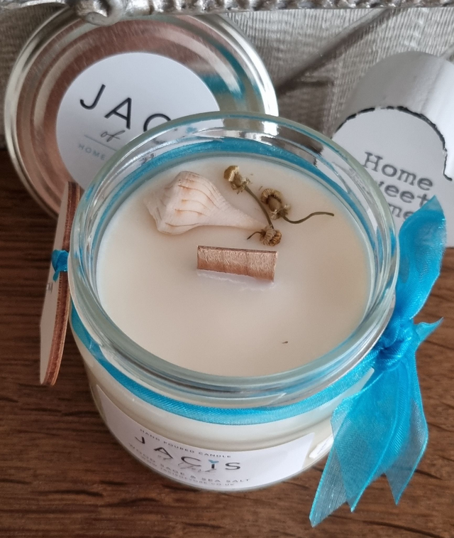Jacis of York: Wood Sage &amp; Sea Salt Scented Candle - Jar Range