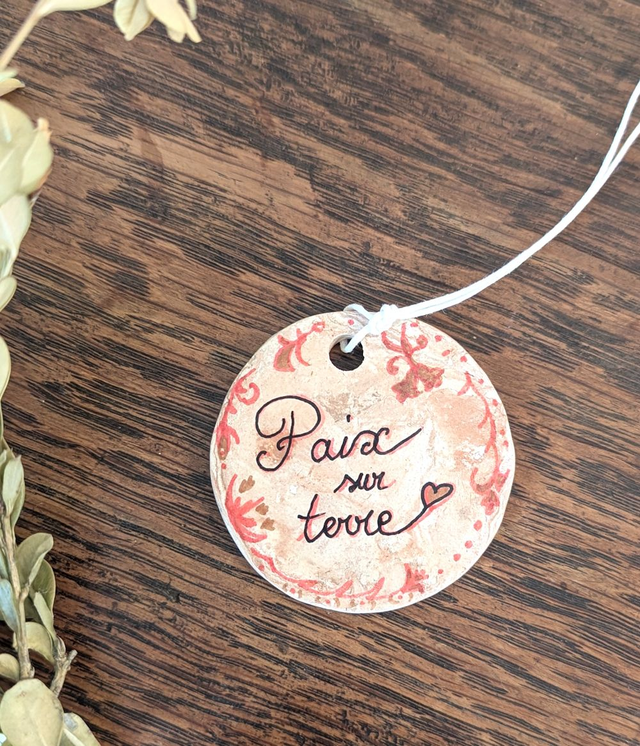 Pensée à accrocher : Paix sur terre