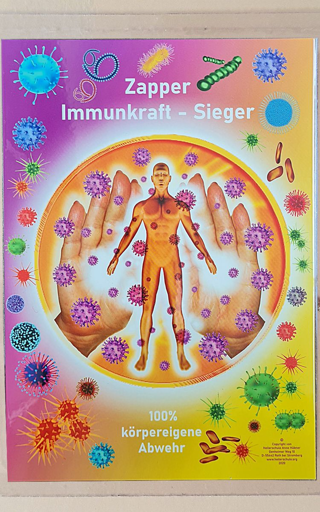 Zapper-Lichtkarte von Anne Hübner, Größe A4, A5, A6 oder A7 