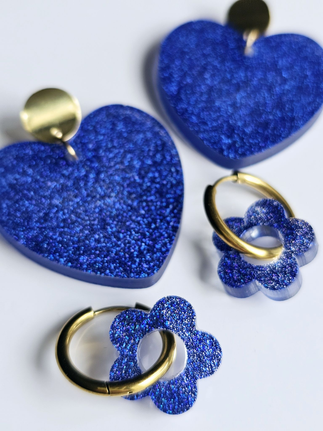 KISS'KISS & CREOLES EDEN A PAILLETTES BLEU OCEAN