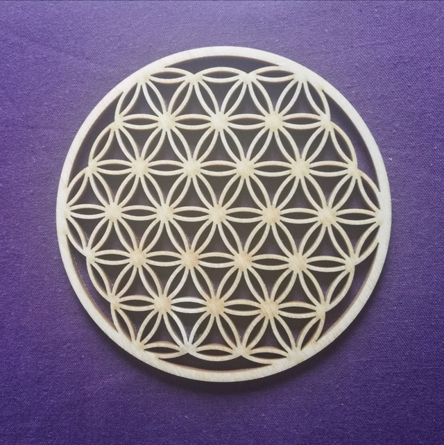 Fleur de vie en bois