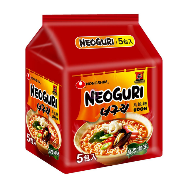 农心 NongShim Neoguri Seafood Spicy Noodle 5pack