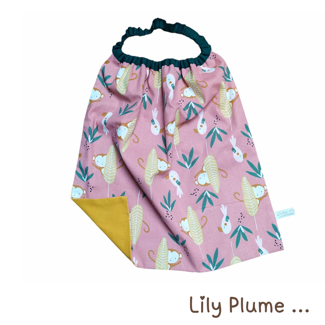 Serviette élastiquée singes