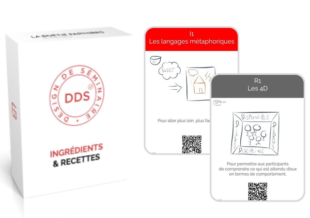 Jeu de cartes "Design de Séminaires : les recettes et ingrédients"