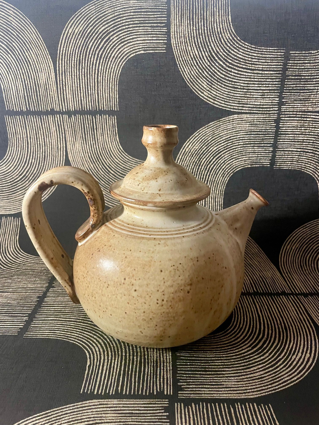 Théière au sel brun