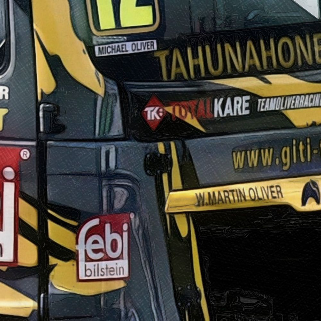 C251012 Micahel Oliver #12 BTRC 2025 Man TGS Team Oliver British Truck Racing Champioship