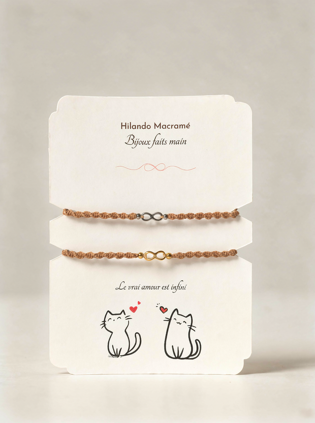 Bracelets Duo Saint Valentin Symbole infini