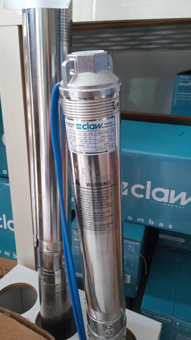 Bomba Submersa Claw 1/2CV