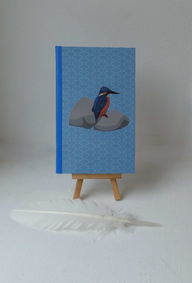 Le petit carnet quadrillé aux martins-pêcheurs