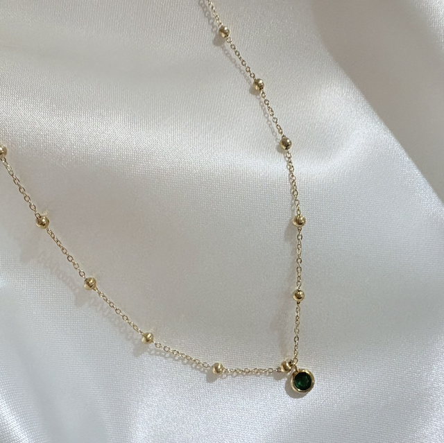 Collier Christa vert 