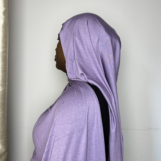 Lilac jersey hijab (double stitched) 