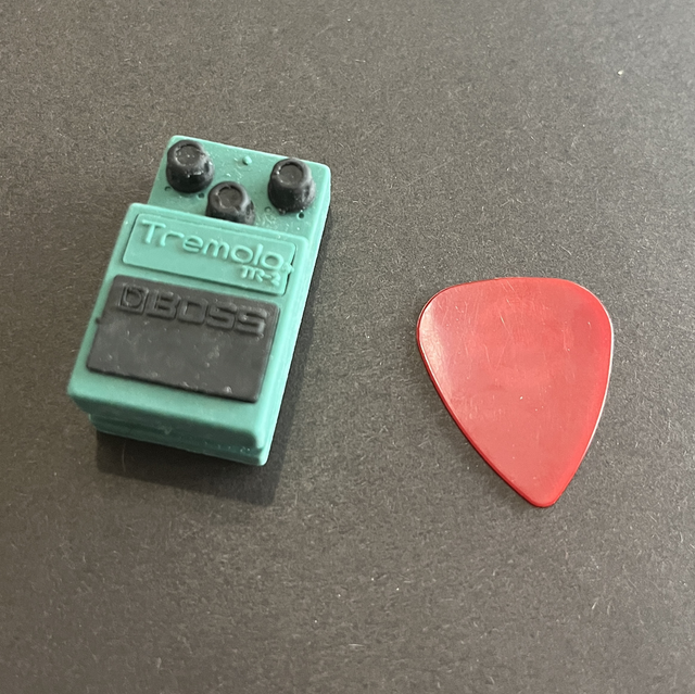 1990’s Boss … PENCIL ERASER … PROMO item (New Old Stock NOS) ... MINI TR-2 Tremolo Pedal