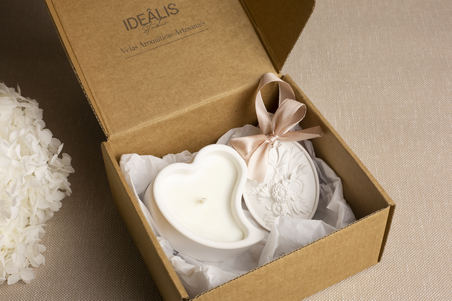 Conjunto Vela e Pendente Floral