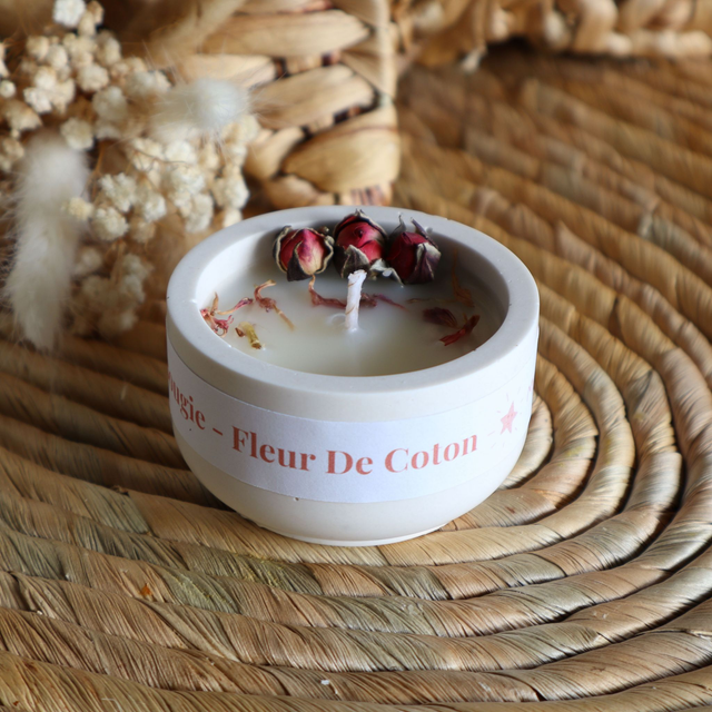 Mini Bougie - Fleur De Coton