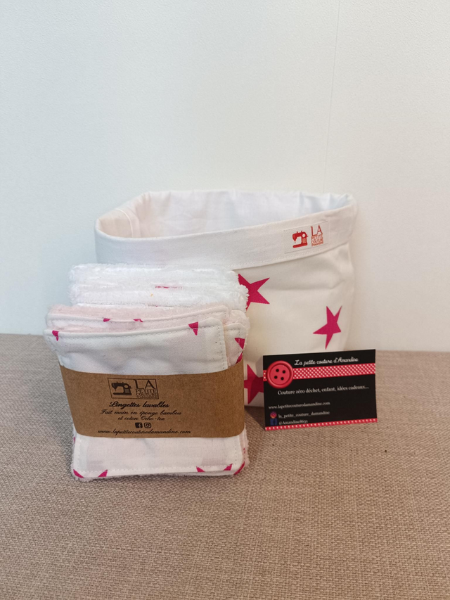 Panière et ses cotons etoiles