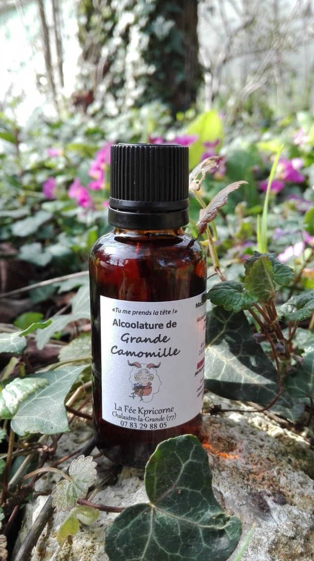 MACERAT ALCOOLIQUE de Grande Camomille [BIEN−ETRE pour les FEMMES] 30ml