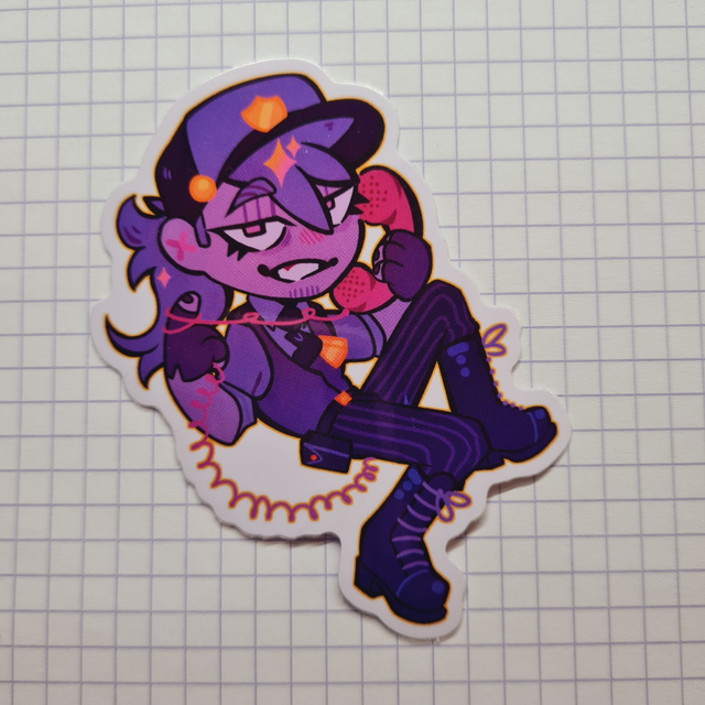 Purple Guy Sticker