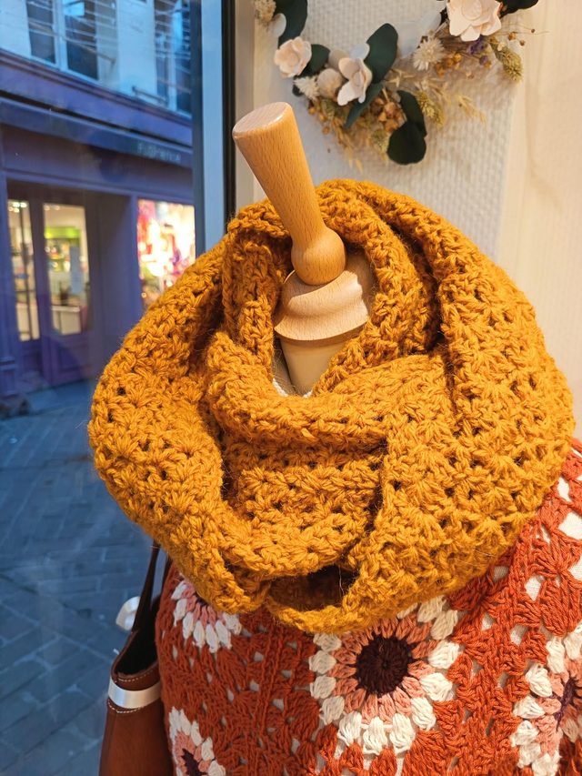 Snood en crochet