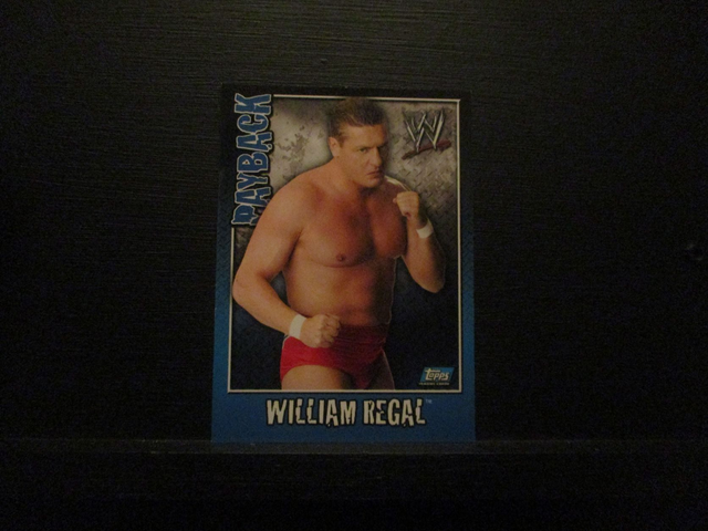William Regal - Payback Original Trading Card #60
