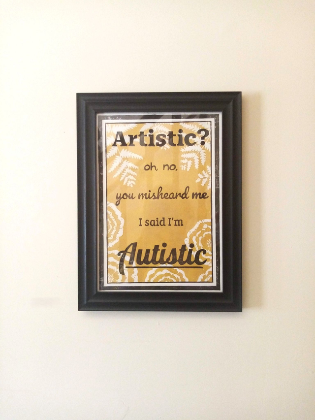 Artistic/Autistic print