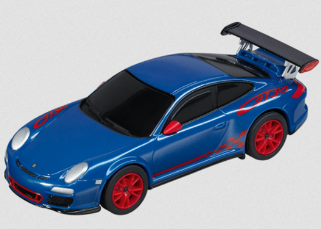 Pull Speed speelgoed auto - Porsche 997 GT3 RS blauw